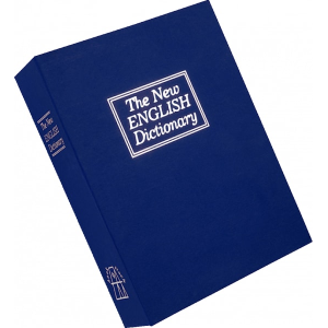 Bulldog BD1180 Deluxe Diversion Book Safe 7.75" W x 10.5" H x 2.75" D (Exterior) Blue