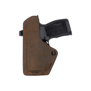 Versacarry 1CC2621G19 Compound Custom IWB Brown Polymer Belt Clip Fits Glock 19 Right Hand