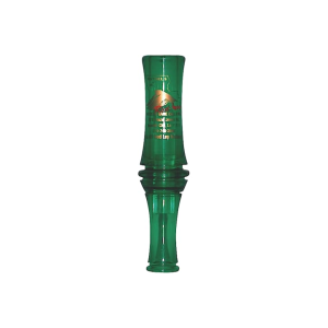 Haydel\'s Game Calls RL99 \"Redleg\" Mallard Open Call Double Reed Mallard Sounds Attracts Ducks Green Plastic