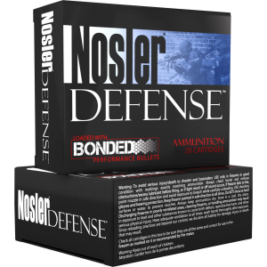Nosler 38432 Performance Bonded 9mm P Hollow Point 124 GR Ammo - 20rd Box 20rd Box Ammo