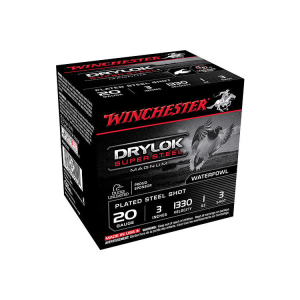 Winchester Winchester Ammo XSM2033 Drylock Super Steel Magnum 20GA 3\" 1oz #3 Shot - 25sh Box - $30.59 at Classic Firearms