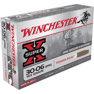 Winchester Ammo X30065 Super-X 30-06 165 GR Pointed Soft Point Ammo - 20rd Box 20rd Box Ammo