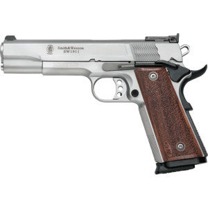 Smith & Wesson Smith & Wesson 178047 1911 Pro Single 9mm 5\" 10+1 Wood Grip Stainless - $1088.88 at Classic Firearms