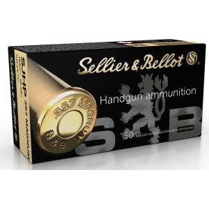 Magtech Sellier & Bellot SB357C Handgun 357 Mag 158 gr Semi-Jacketed Hollow Point (SJHP) - 50rd Box - $34.39 at Classic Firearms