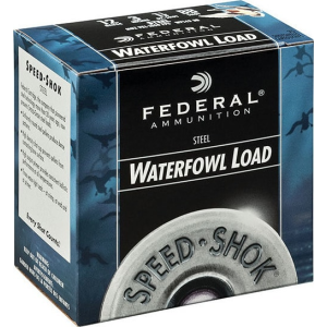 eral Speed-Shok 12 Gauge 3.5 1-3/8 Oz #2 Steel Shot 25 Round Box Ammo