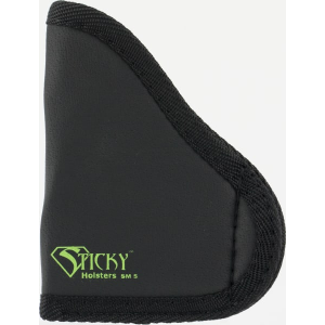 Sticky Holsters Sticky Holsters SM5MODLAS SM-5 Sub-Compact For Glock 42 with Laser Latex Free Synthetic Rubber Black w/Green Logo - $27.95 at Classic Firearms