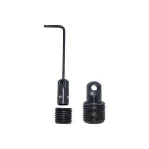 GrovTec GTSW299 Multi-Adaptor Swivel Stud Set Push-Button Swivel Bases Black Stainless