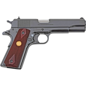 Colt Defense Colt Government Model Handgun .45 Auto 7rd Mag 5\" Barrel Royal Blue Finish - $1499.99 at Classic Firearms