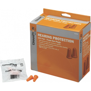 Champion Targets 40959 Molded Ear Plugs 32 dB In The Ear Orange Foam for Adults 100 Pair