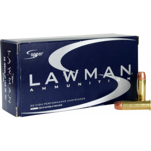 Cci Speer 53750 Lawman 38 Special Total Metal Jacket 158 GR - 50rd Box - $34.10 at Classic Firearms