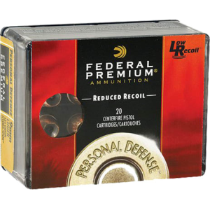 Federal PD380HS1H Premium Personal Defense 380 ACP 90 GR Hydra-Shok Jacketed Hollow Point Ammo - 20rd Box 20rd Box Ammo