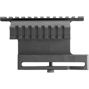 Aim Sports MK007 Dual Rail Side Mount Base For AK47 Picatinny Style Aluminum Black Anodized