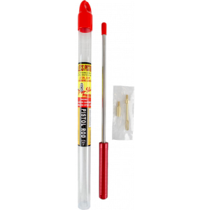Pro-Shot Products Pro-Shot 1PS87U Micro-Polished Cleaning Rod 9mm/10mm Auto/27/32/40/44/45 Cal Pistol 8\"Thread 8\" Stainless Steel - $23.87 at Classic Firearms