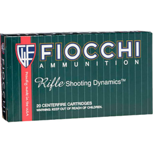 Fiocchi 22250B PSP 22-250 Remington Pointed Soft Point 55 GR Ammo - 20rd Box 20rd Box Ammo