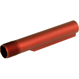 Lbe Unlimited LBE Unlimited MBUF002-RED Mil-Spec Buffer Tube 6 Position AR-15 Red - $20.88 at Classic Firearms