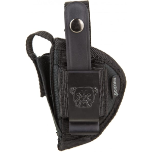Bulldog FSN31 Extreme Pistol Belt Loop & Clip Sz 31 4-4.5\" Large Frame Auto Nylon Black