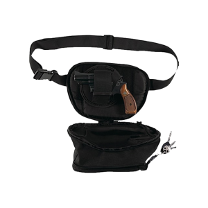 Bulldog BD850 Small Fanny Pack 9" x 7" Nylon Black