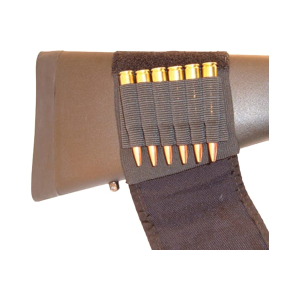 Grovtec Buttstock Cartridge Holder Cordura 6rd Rifle Slip On Mount