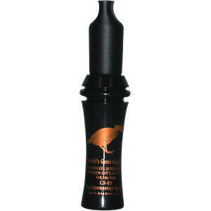 Haydel\'s Game Calls CS03 Compensator Open Call Specklebelly Sounds Attracts Geese Black Acrylic