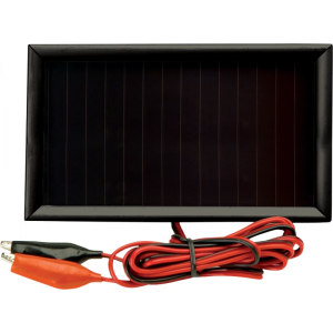 Gsm Outdoors American Hunter BLEC12 Economy Solar Charger 12 Volt White Features Trickle Charge - $21.07 at Classic Firearms