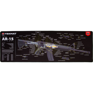 Tekmat R44AR15CA AR-15 Cutaway Cleaning Mat 44 x 15 in .25 Thick
