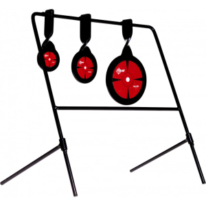 Allen EZ-Aim 15403 Deflector Spinner Target System Air Rifle, Rimfire Pistol/Rifle Black/Red Steel Circle - $25.65 at Classic Firearms