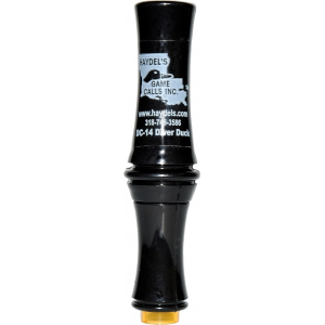 Haydel\'s Game Calls DC14 Diver Duck Open Call Attracts Ducks Black Acrylic