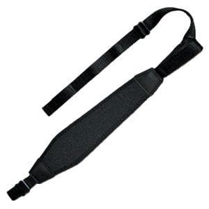 Browning 12232099 Corporate Sling made of Black Foam with Rubber Backing, 25.50\"-39\" OAL, Adjustable Design & Swivels for Rifle/Shotgun