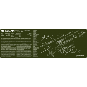 Tekmat R36M1GARAND M1 Garand Cleaning Mat 36 x 12 in OD Green