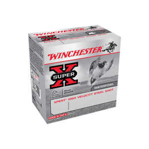 chester Super-X Xpert 12 Gauge 3 1-1/8 Oz #4 Steel Shot 25 Rounds Ammo