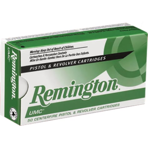 Remington Ammunition 23718 UMC 9mm Luger 124 Gr Full Metal Jacket (FMJ) Ammo - 50rd Box 50rd Box Ammo
