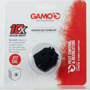 Gamo 621258754 10X Quick-Shot 177 Pellet Polymer Black 10rd for Gamo Swarm Magnum, Swarm Whisper & Swarm Bone Collector - Other