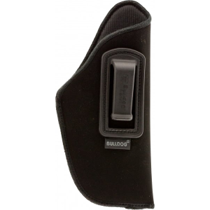 Bulldog DIP-7 Deluxe IWB Holster for Glock 19, Synthetic Suede Black