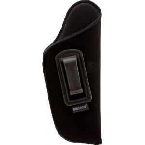 Bulldog DIP-8/15 Deluxe Inside The Waistband Fits Most Large Frame Autos w/3.5\"-5\" Barrel Synthetic Suede Black