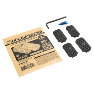 Strike Industries AR-CM-COVER-S-BK Cable Management Cover Short 1.57"L Black Polymer for M-Lok