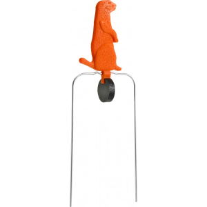 Champion Targets 40954 DuraSeal Spinner Pistol/Rifle Duraseal Orange Prairie Dog 7\" Includes Stand