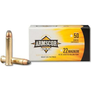Armscor Armscor FAC22M1N 22 Winchester Magnum 40 GR Jacketed Hollow Point - 50 Round Box - $10.49 at Classic Firearms