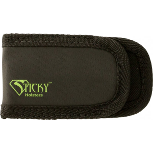Sticky Holsters Sticky Holsters SMP Super Mag Pouch Black w/Green Logo Latex Free Synthetic Rubber - $16.95 at Classic Firearms