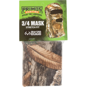 Primos PS6668 Stretch Fit Realtree Edge Neoprene 3/4 Face Mask OSFA