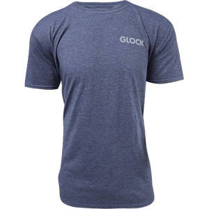 Glock AA75156 Pistol Flag T-Shirt Heather Navy Medium Short Sleeve