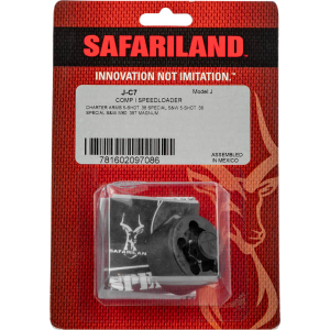 Safariland Safariland JC7 Comp l made of Steel with Black Finish 5rd for 38 Special, 357 Mag Charter Arms, S&W - $21.20 at Classic Firearms
