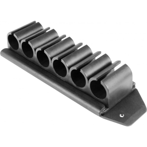Aim Sports MM6RK Side Shell Carrier Shotgun 12 Gauge 6 Rounds Black Polymer w/Aluminum Mounting Plate