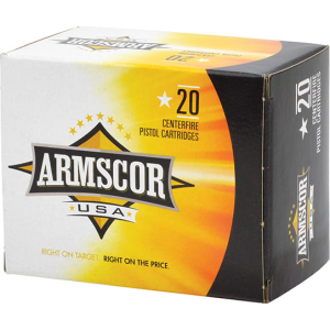 Armscor Armscor AC403N 40 Smith & Wesson (S&W) 180 GR Jacketed Hollow Point - 20rd Box - $10.62 at Classic Firearms