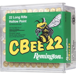 Remington Remington Ammunition CB22L100 Cbee 22 Long Rifle Hollow Point 30 GR - 100rd Box - $14.25 at Classic Firearms