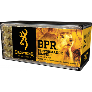 Browning Browning Ammo B195117050 BPR Performance 17 Hornady Magnum Rimfire (HMR) 17 GR Polymer Tip - 50rd Box - $20.25 at Classic Firearms