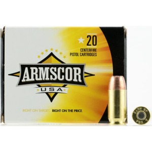 scor USA .45 ACP 230gr Jacketed Hollow Point 20 Round Brass Case Ammo
