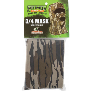 Primos PS6665 Stretch Fit Mossy Oak Original BottomLand Neoprene 3/4 Face Mask OSFA