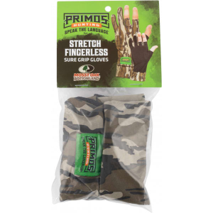 Primos PS6681 Stretch Fit Mossy Oak Original BottomLand Fingerless Neoprene OSFA