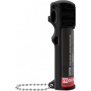 Mace 80725 Personal Pepper Spray 18 Grams OC Pepper 12 ft Range Black - Mace Security