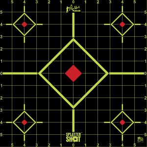 Pro-Shot Products Pro-Shot 12SIGREEN5PK SplatterShot Sight-In Black/Green Self-Adhesive Paper Impact Enhancement Bright Green Diamond 5 Pack - $9.60 at Classic Firearms